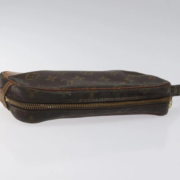 LOUIS VUITTON Monogram Marly Dragonne PM Clutch Bag M51827 LV Auth th5701 - Picture 6 of 15